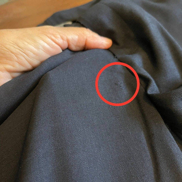 Maiyet Women's Tuxedo Pants Wool Linen & Silk Blend Size 36 Made in USA - Picture 4 of 7